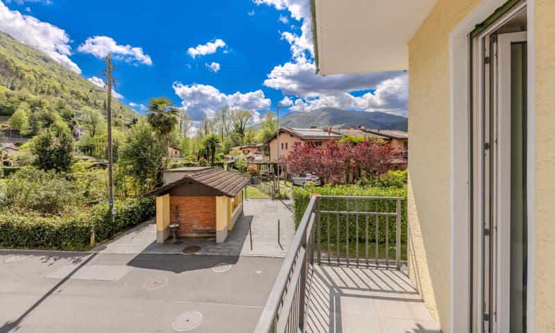 OCCASIONE - AMPIO 3.5 LOCALI CON BALCONE A LUGANO FIGINO (3)