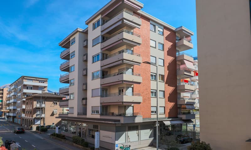 LUMINOSO 3.5 LOCALI CON TERRAZZA IN ZONA CENTRALE A LUGANO (9)