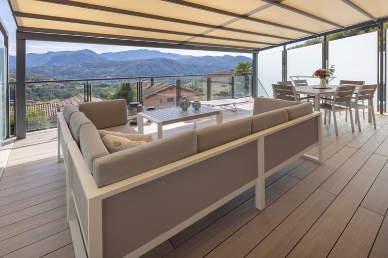BELLISSIMA E MODERNA CASA 4.5 LOCALI CON VISTA LAGO A PURA (4)