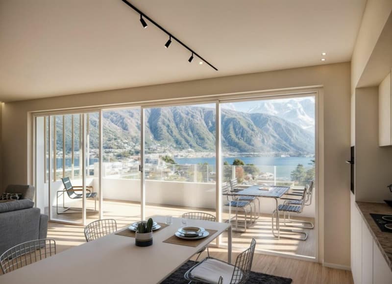 SUPER ATTICO DUPLEX 6.5 VISTA LAGO IN COSTRUZIONE A MELIDE (2)