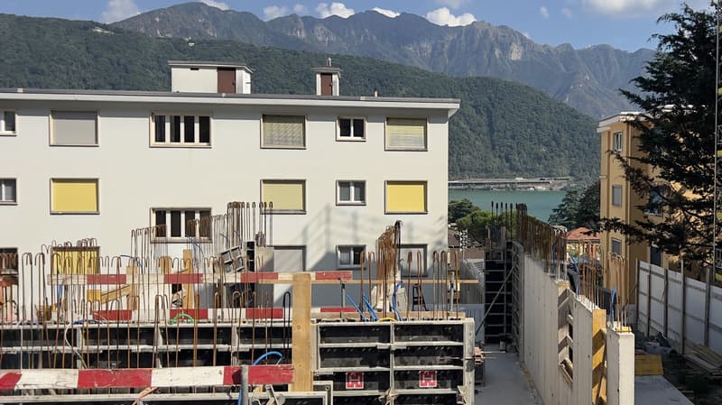 SUPER ATTICO DUPLEX 6.5 VISTA LAGO IN COSTRUZIONE A MELIDE (9)