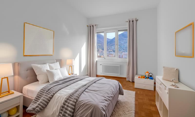 SPAZIOSO 4.5 LOCALI CON VISTA APERTA IN CENTRO A LUGANO (8)