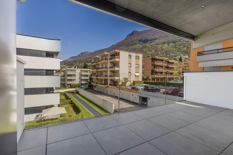 BELLISSIMO 2.5 LOCALI CON GRANDE TERRAZZA A PREGASSONA (5)