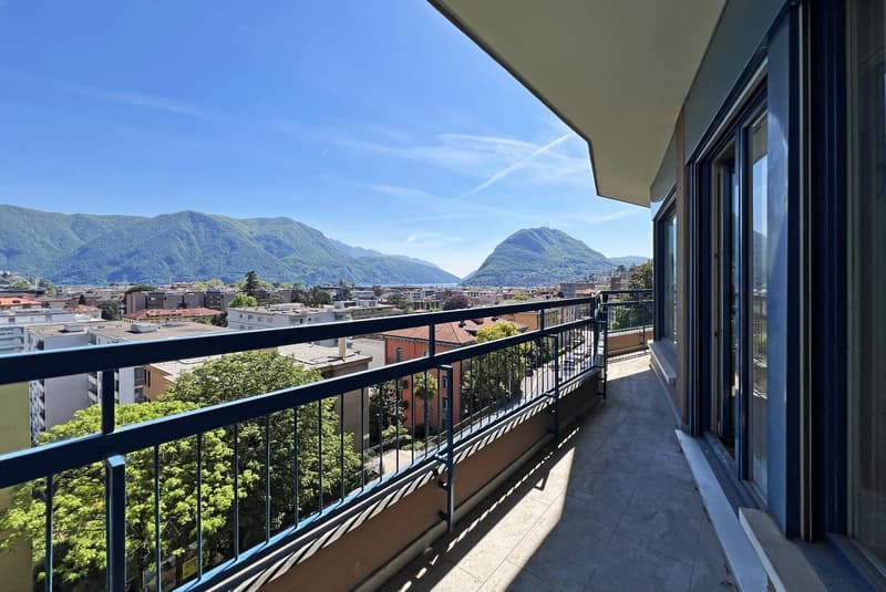 MODERNO 4.5 LOCALI VISTA LAGO IN ZONA CENTRALE A LUGANO (1)