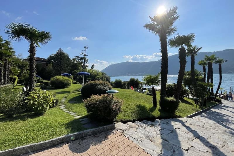 AFFITTASI 2.5 ARREDATO IN RESIDENCE CON PISCINA A BISSONE (9)