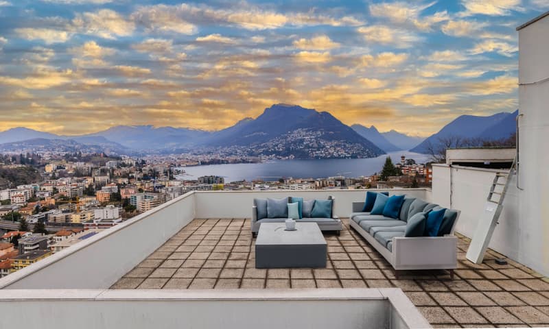 A REDDITO - AMPIO 3.5 LOCALI CON BOX E VISTA APERTA A LUGANO (8)