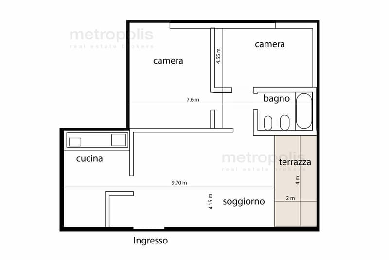 A REDDITO - AMPIO 3.5 LOCALI CON BOX E VISTA APERTA A LUGANO (9)