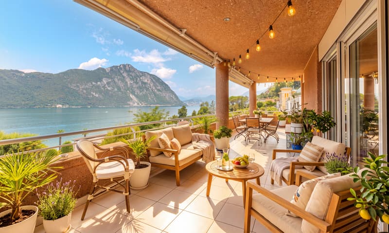 ATTICO DI 4.5 LOCALI CON TERRAZZA VISTA LAGO A BISSONE (2)
