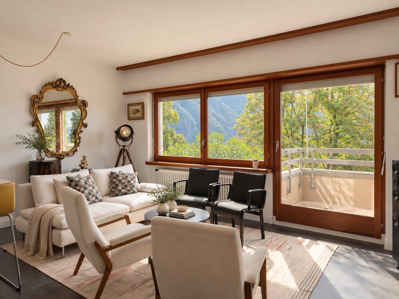 ELEGANTE 3.5 LOCALI CON TERRAZZA E VISTA LAGO A RUVIGLIANA (3)