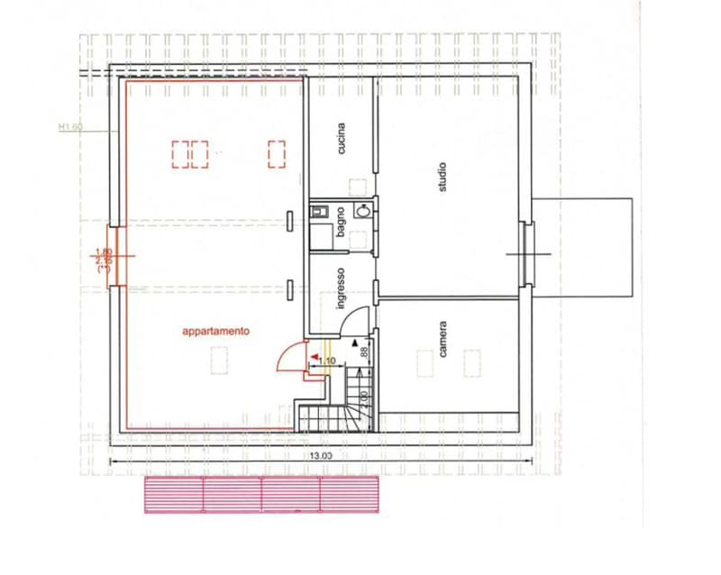 AFFITTASI ACCOGLIENTE 2.5 LOCALI ULTIMO PIANO A CANOBBIO (9)