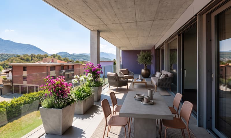 LUMINOSO E MODERNO 2.5 LOCALI CON AMPIA TERRAZZA A GRAVESANO (3)