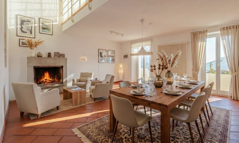 DIMORA STORICA DI 9 LOCALI CON TERRAZZA PANORAMICA AD AROGNO (2)
