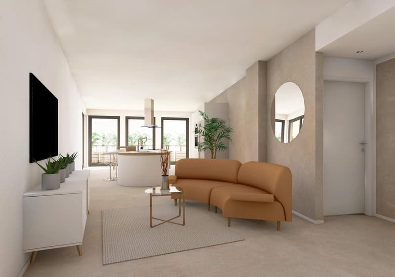 LUSSUOSO 3.5 LOCALI CON GIARDINO PRIVATO IN CENTRO LUGANO (3)