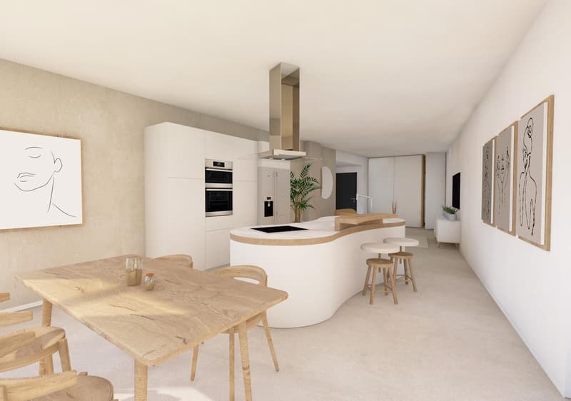 LUSSUOSO 3.5 LOCALI CON GIARDINO PRIVATO IN CENTRO LUGANO (2)