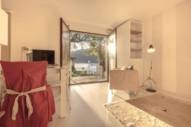 BELLISSIMO 1.5 A REDDITO CON GIARDINO E PISCINA A MORCOTE (1)