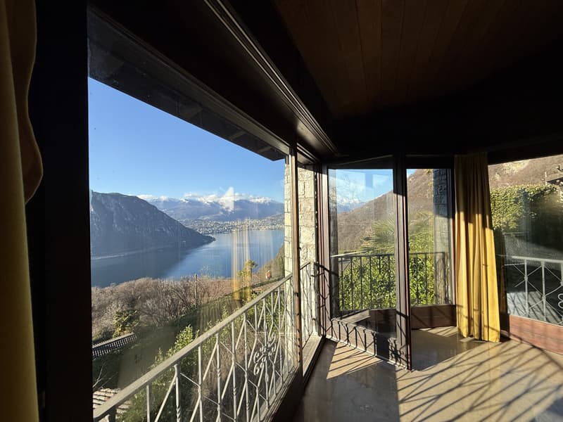 AMPIA CASA 4.5 LOCALI CON SPETTACOLARE VISTA LAGO AD AROGNO (1)
