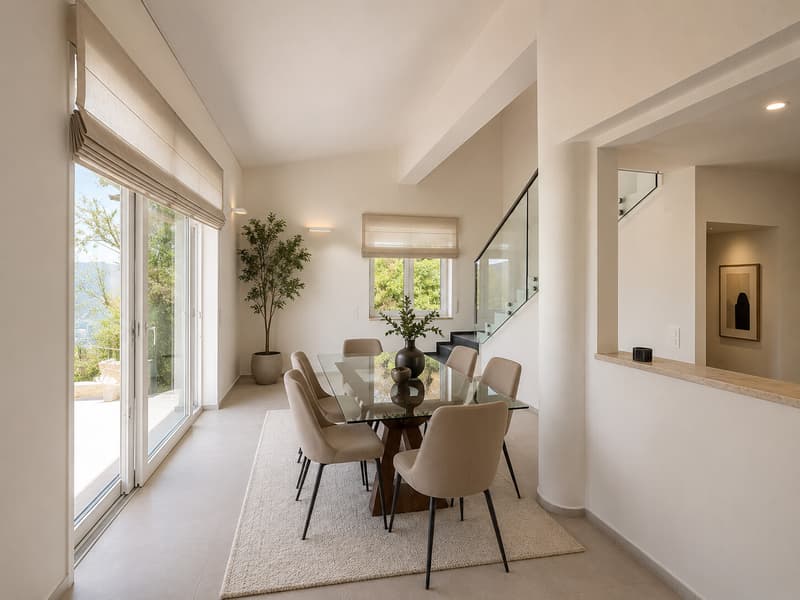 CASA 5.5 LOCALI RINNOVATA CON STUPENDA VISTA LAGO A ROVIO (1)
