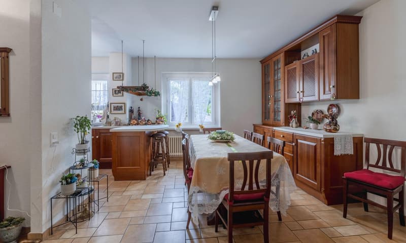 ACCOGLIENTE E GRAZIOSA CASA 5.5 CON GIARDINO A MEDEGLIA (1)