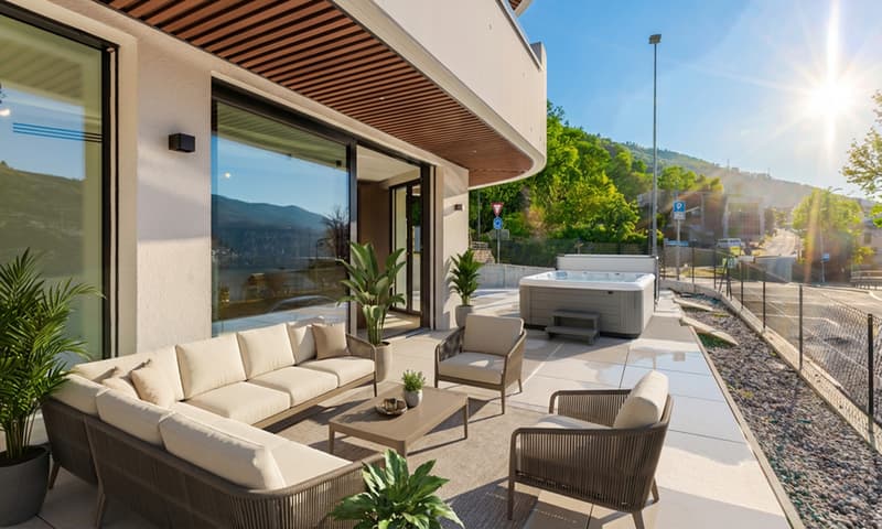 STUPENDA VILLA VISTA LAGO CON POSTO BARCA A BRUSINO ARSIZIO (5)