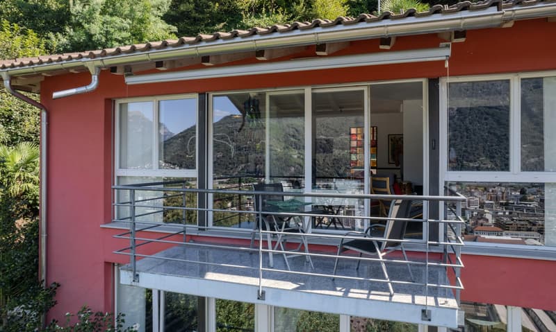 COMODA CASA 4.5 LOCALI NEL VERDE CON VISTA A BELLINZONA-DARO (4)