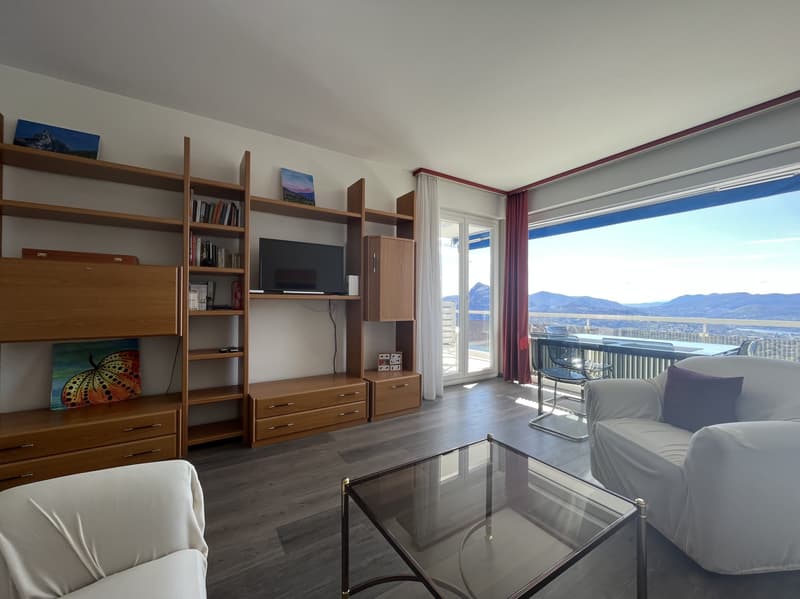 AFFITTASI 2.5 ARREDATO VISTA LAGO CON PISCINA AD ALDESAGO (1)