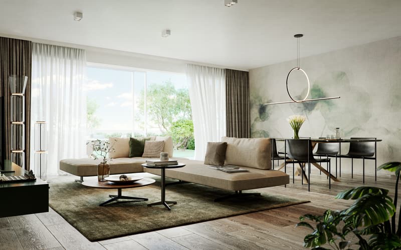 NUOVE E MODERNE VILLETTE DI 5.5 LOCALI CON GIARDINO A MANNO (1)