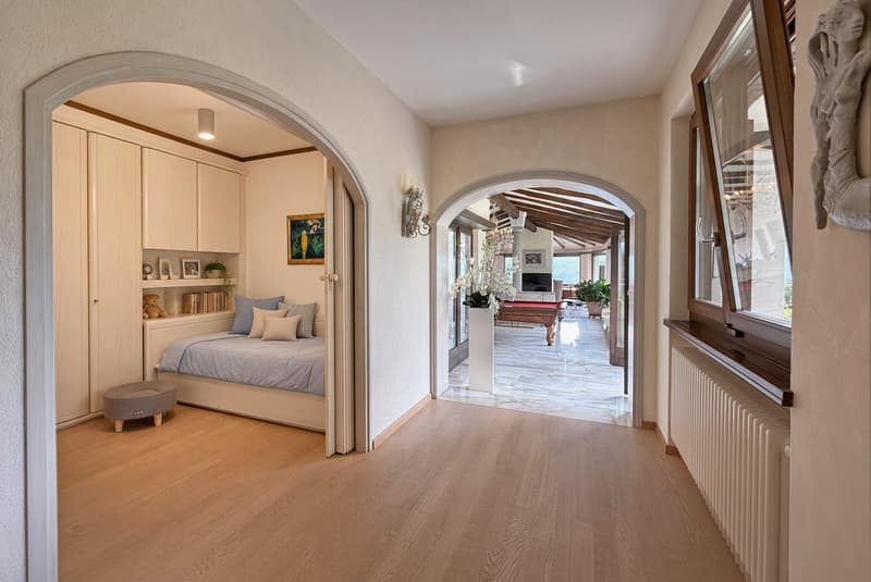 BELLA VILLA 5.5 LOCALI VISTA LAGO CON PISCINA INTERNA A PURA (8)