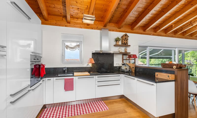 MODERNO ATTICO DI 3.5 LOCALI CON TERRAZZA A VILLA LUGANESE (11)