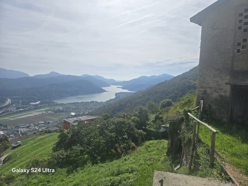 TERRENO EDIFICABILE CON RUSTICO VISTA LAGO A CADEMARIO (2)