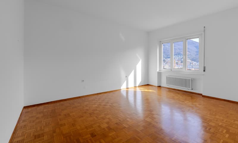 AFFITTASI AMPIO 4.5 LOCALI CON VISTA APERTA A LUGANO CENTRO (7)