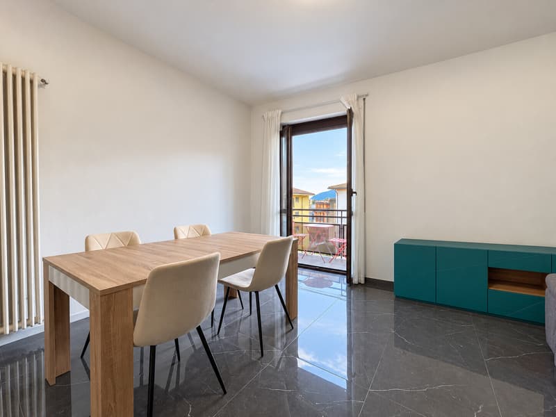 AFFITTASI ATTICO ARREDATO DI 3.5 LOCALI CON BALCONE A LUGANO (5)