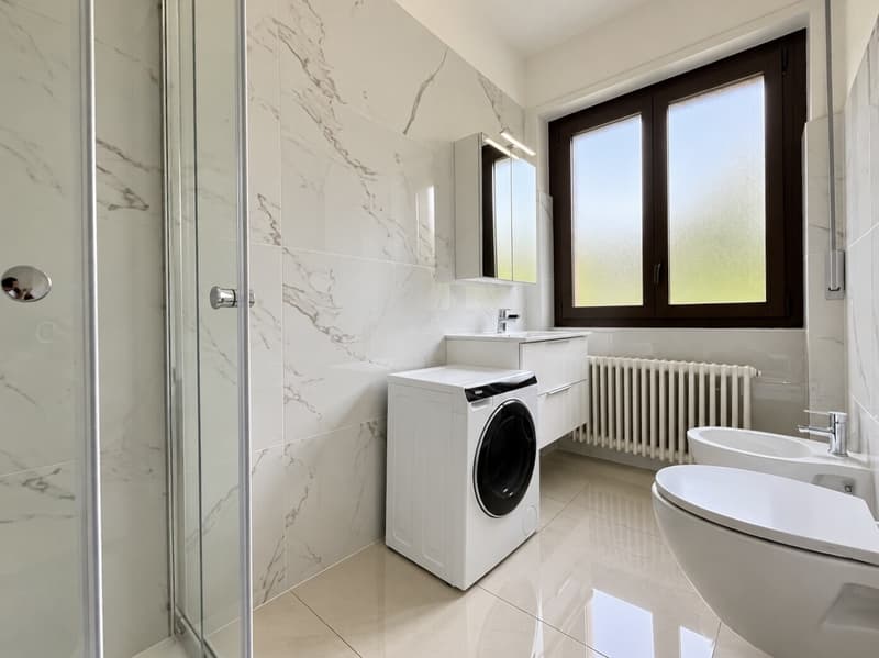 AFFITTASI ATTICO ARREDATO DI 3.5 LOCALI CON BALCONE A LUGANO (11)