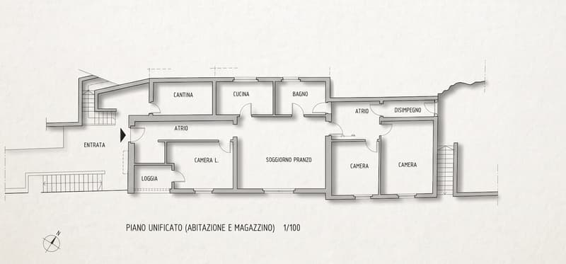 CASA 4.5 LOCALI DA RINNOVARE CON AMPIO TERRENO AD ARANNO (11)