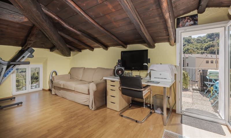 GRANDE 3.5 LOCALI CON TERRAZZA E VISTA APERTA IN CAPRIASCA (8)