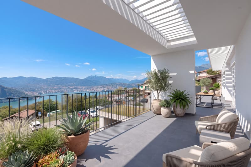 ESCLUSIVA E SPLENDIDA VILLA VISTA LAGO 6.5 LOCALI A PUGERNA (3)
