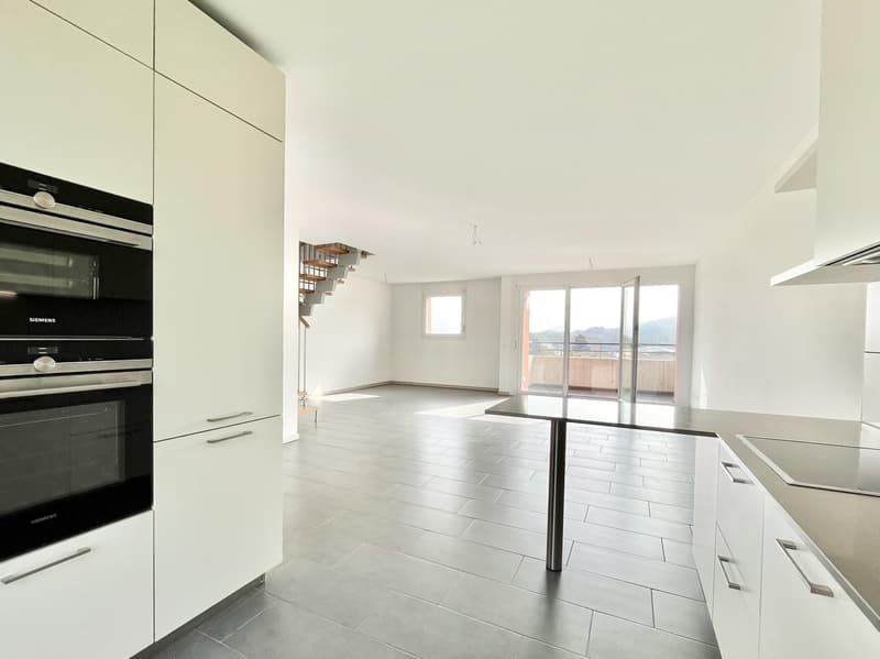 AFFITTASI MODERNO 4.5 LOCALI DUPLEX CON TERRAZZA A STABIO (1)