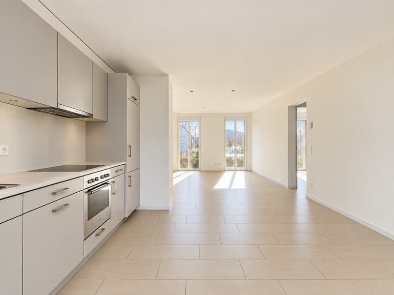 AFFITTASI MODERNO 3.5 LOCALI CON PARCO RESIDENZIALE A STABIO (1)