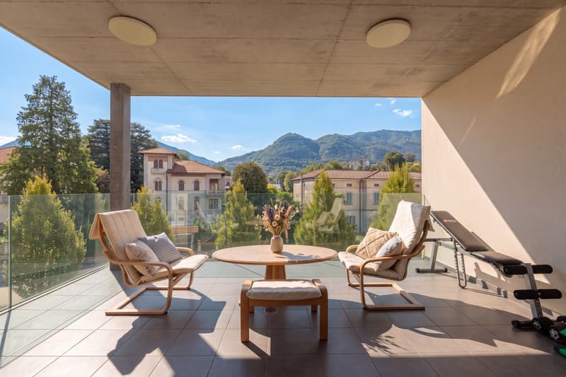 MODERNISSIMO ELEGANTE 3.5 LOCALI CON AMPIO BALCONE A BALERNA (3)