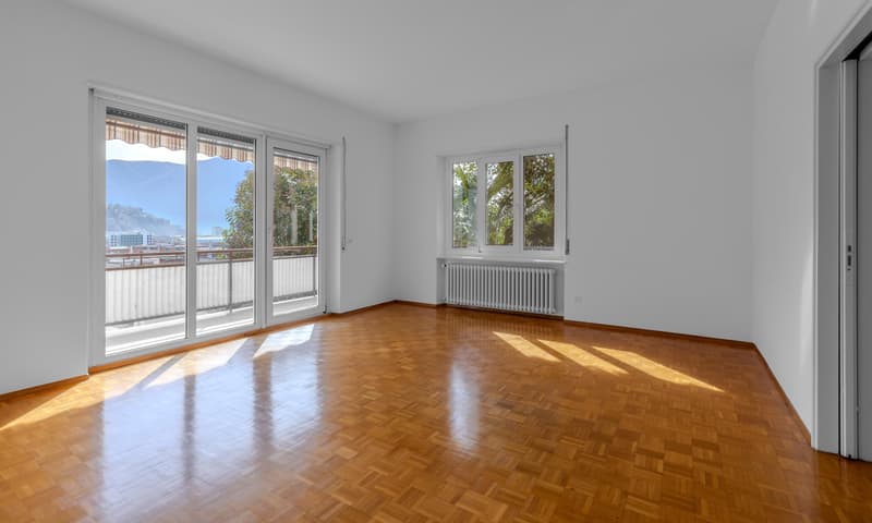 AFFITTASI AMPIO 4.5 LOCALI CON VISTA APERTA A LUGANO CENTRO (3)