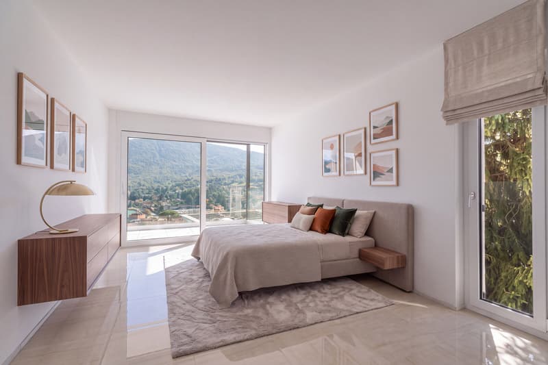 ESCLUSIVO E NUOVO ATTICO 3.5 LOCALI VISTA LAGO A PONTE TRESA (9)