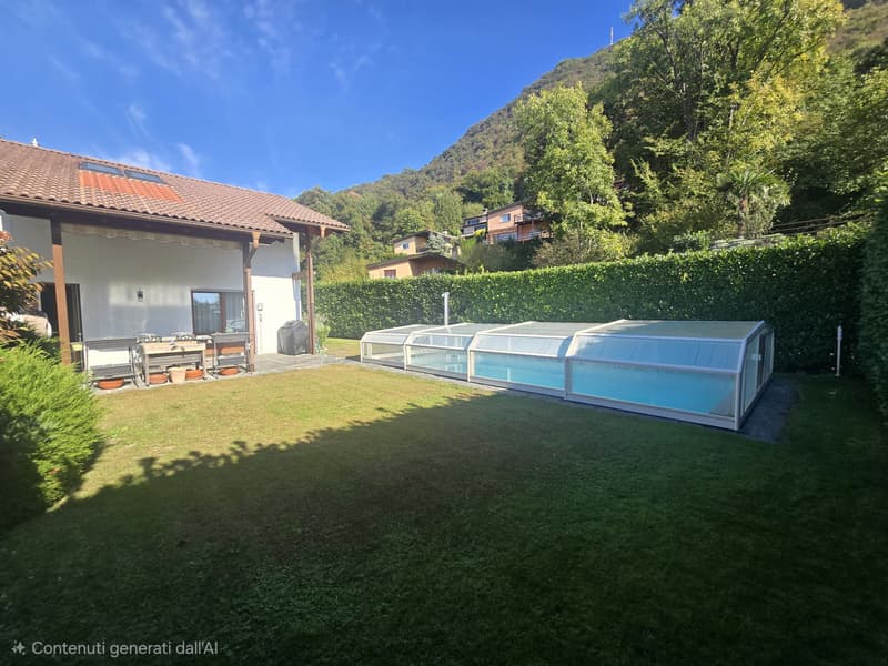 MERAVIGLIOSA VILLETTA 6.5 LOCALI CON PISCINA A CARABBIA (1)