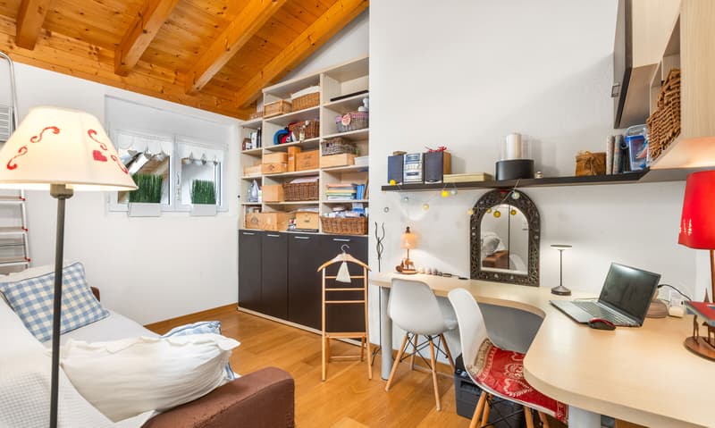 MODERNO ATTICO DI 3.5 LOCALI CON TERRAZZA A VILLA LUGANESE (10)