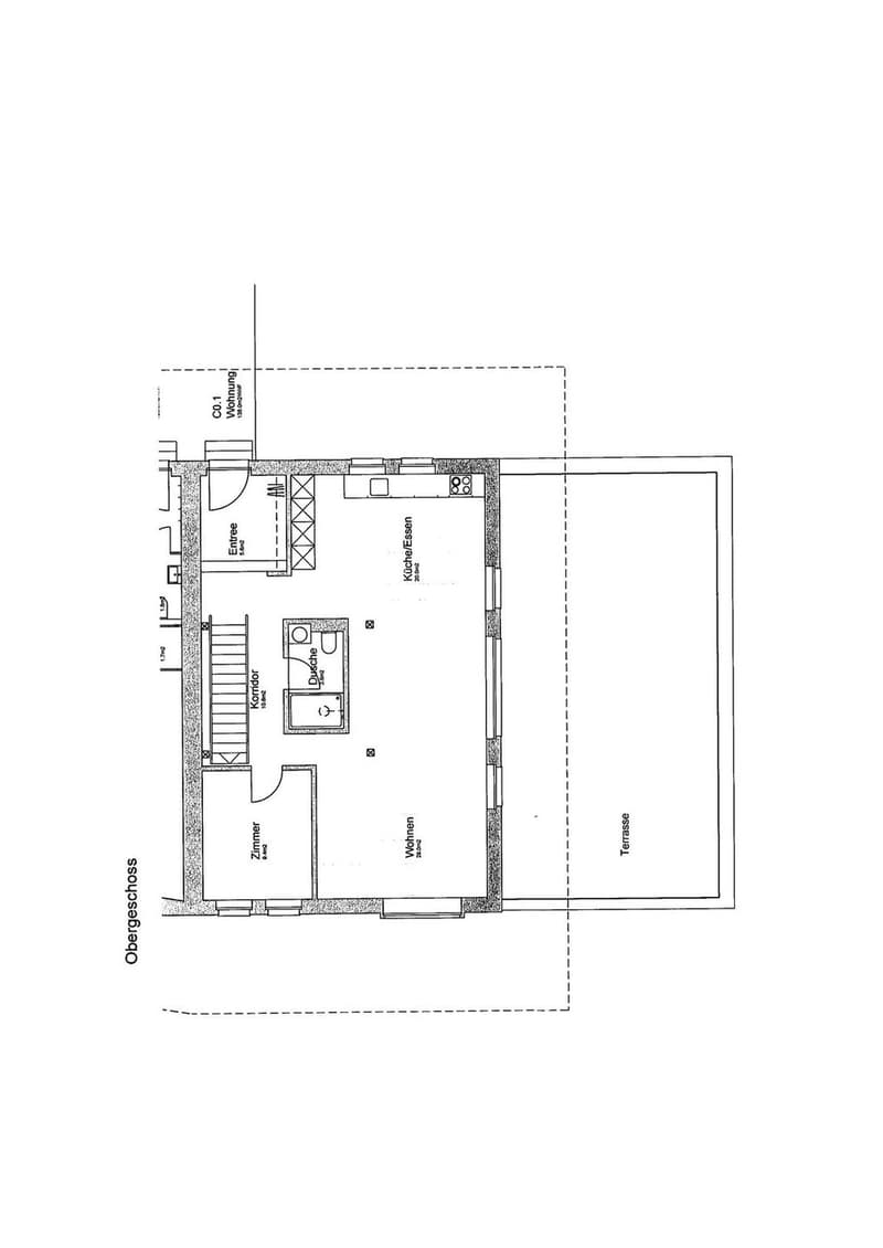 Grundrissplan Obergeschoss
