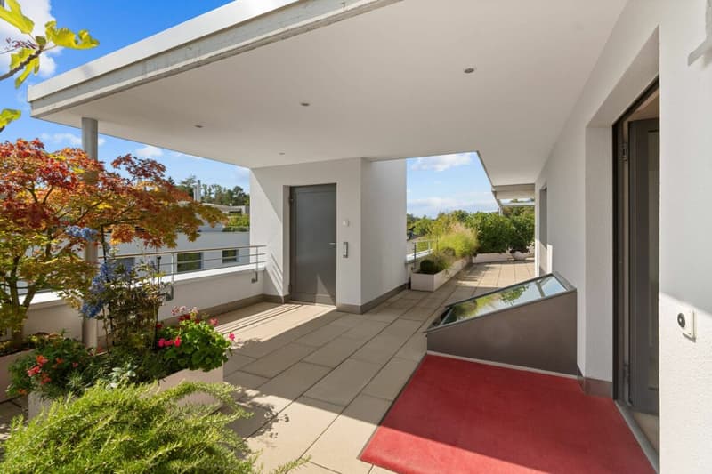 Liftzugang über die private Südterrasse, Perspektive 2