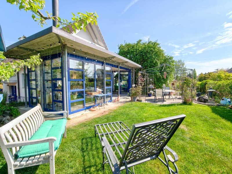 Familienidylle mit Wintergarten & traumhaftem Gartenparadies (1)