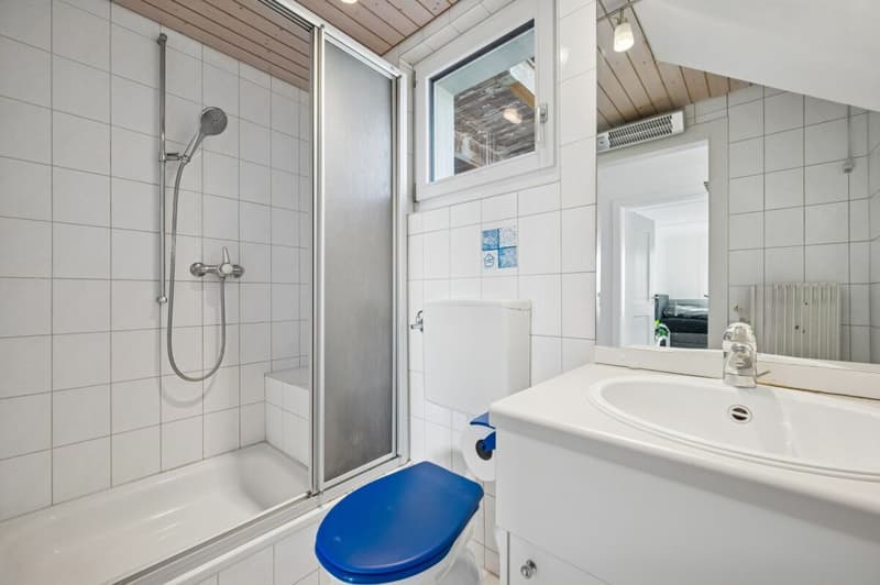 Badezimmer mit Dusche