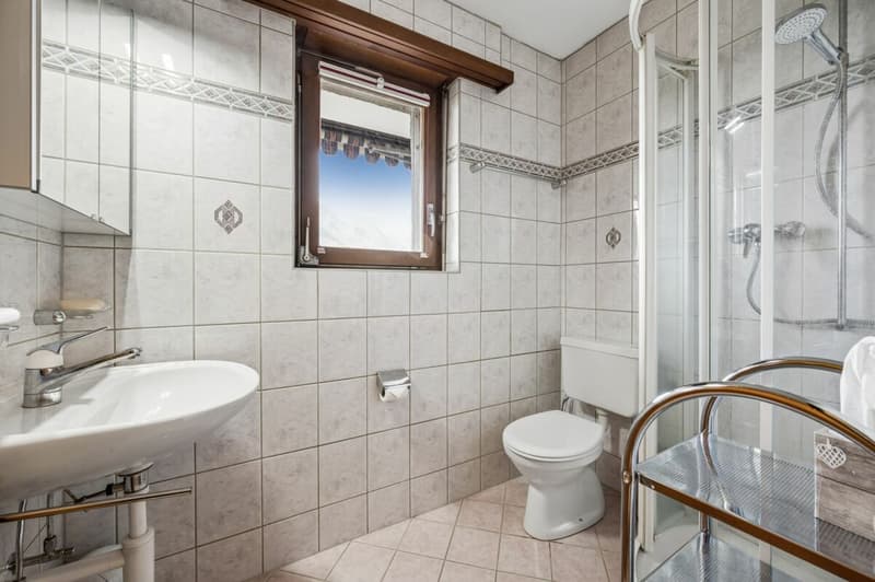 Badezimmer mit Dusche