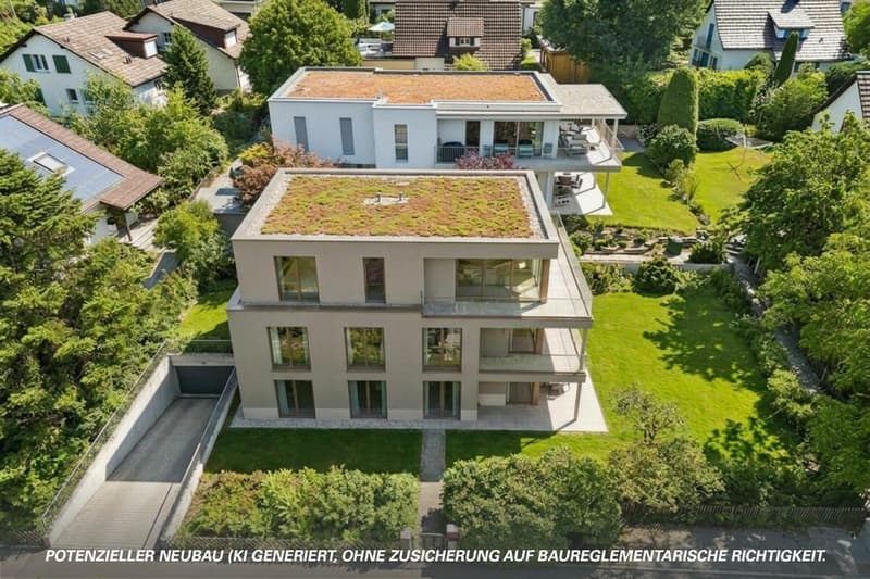 KI-Visualisierung, potenzieller Neubau