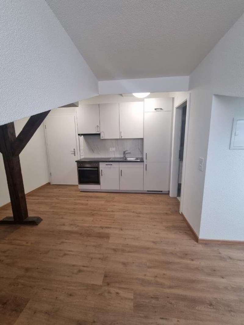 Charmant appartement sous les toits de 1 pièce à Bévilard (1)