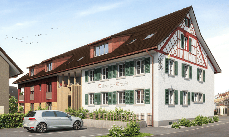 Erstvermietung 3 1/2-Zimmerwohnung im umgebauten Altbau mit 2 Balkonen (4)